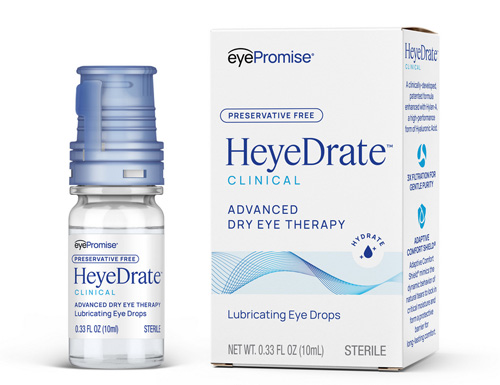 EyePromise introduces Heyedrate Clinical, a gamechanger in dry eye care