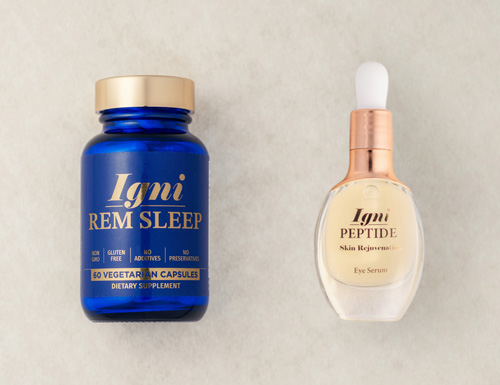 IgniREM Sleep and IgniPeptide Eye Serum 