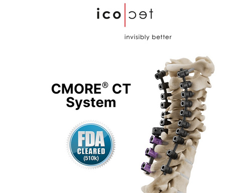 icotec has received FDA clearance for the CMORE® CT System, further expanding its BlackArmor® engineered carbon/PEEK technology to the posterior cervicothoracic spine