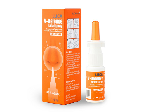 LUCA V-Defense Drug-Free Nasal Spray Creates a Protective Shield Against Viruses and Allergies